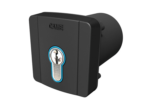 Купить Встраиваемый ключ-выключатель CAME SELD2FDG с цилиндром замка DIN и синей подсветко с доставкой и установкой в Гулькевичах