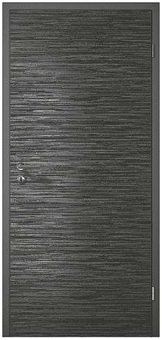 Двери Hormann  Duradecor, рифленая поверхность цвета серого антрацита Conceptline межкомнатные