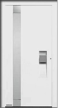 Двери входные алюминиевые ThermoCarbon Hormann - Мотив 306 в Гулькевичах